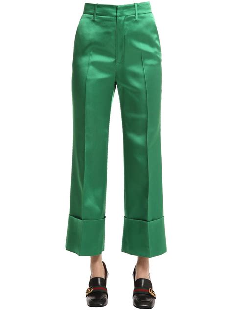 gucci acetate pants|gucci pants for women.